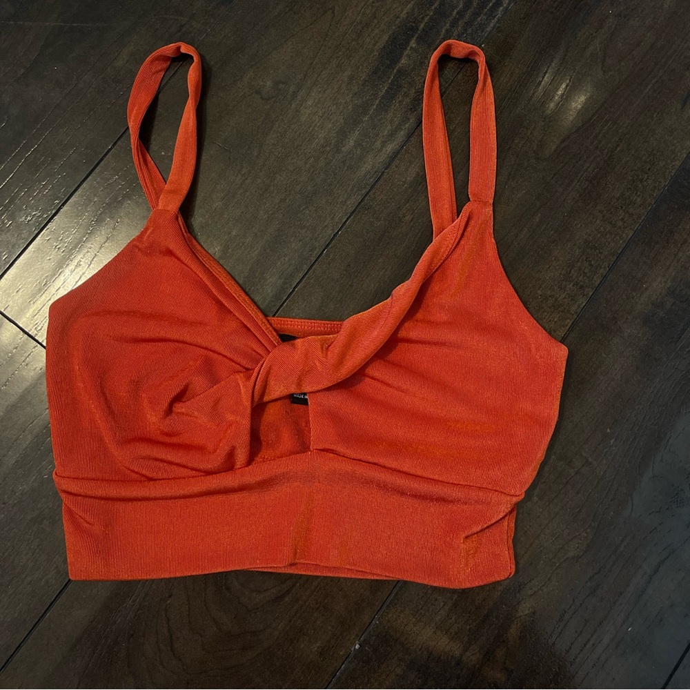 Forever 21! Orange crop top!